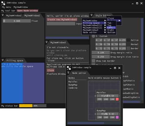 Github Msnh Imgui Kits Imwindow Window And Gui System Based On