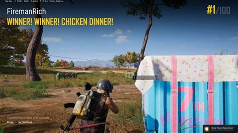 WINNER WINNER CHICKEN DINNER PUBG Battlegrounds PC Game Play