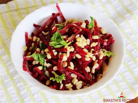 Beetroot salad recipe (vegan & gluten-free) - Swasthi's Recipes