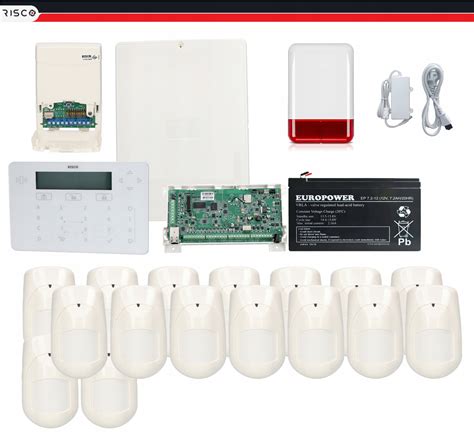 BEZPRZEWODOWY SYSTEM ALARM LIGHTSYS PLUS RISCO WIFI IP ZESTAW 16 CZUJEK