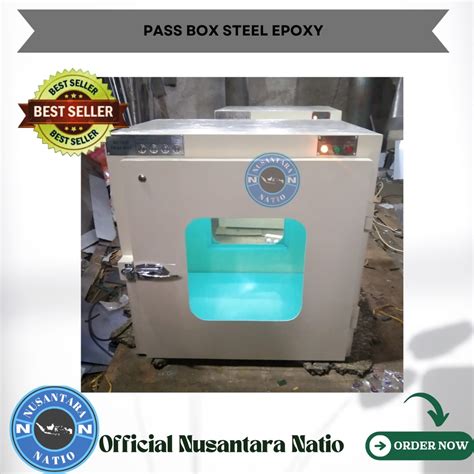 Jual Pass Box Epoxy Passbox Besi 100x100x50cm Interlock Door Clean