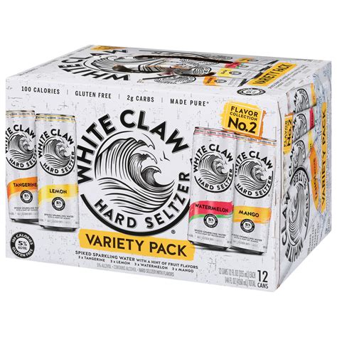 White Claw Hard Seltzer Variety Pack Front Right Elevated