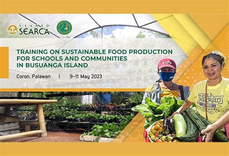 Searca Deped Palawan To Hold Training On Sustainable Food Production