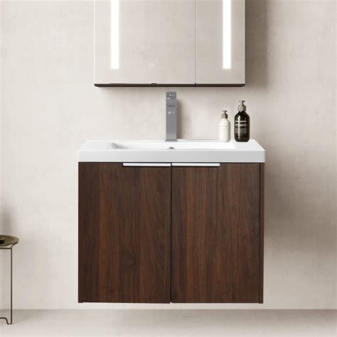 Amazon SSLine Wall Mounted Bathroom Vanity With Sink Combo Modern