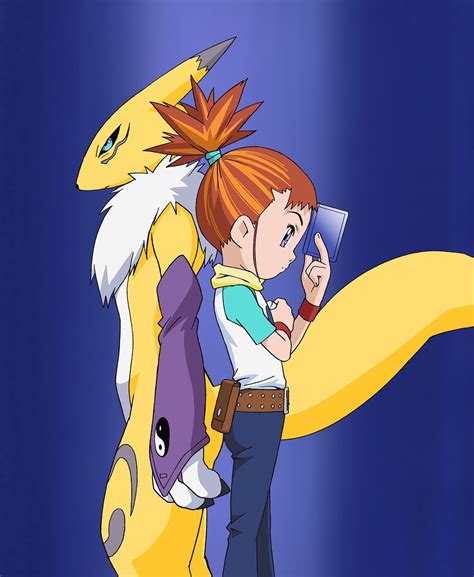 Image Rika Nonaka And Renamon T Digimon Wiki Go On An