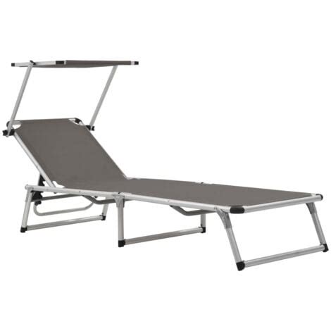 Chaise Longuebain De Soleiltransat De Relaxation Pliable Avec Toit