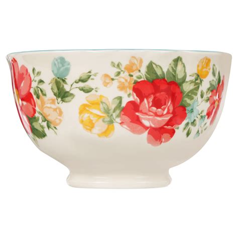 The Pioneer Woman Vintage Floral 4 Piece Footed Bowl Set