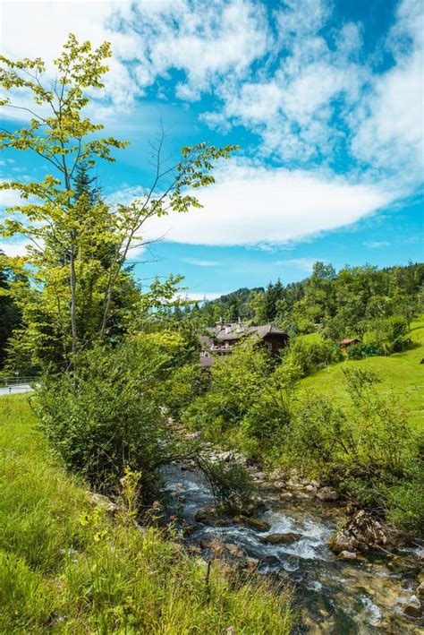 A Chalet in the Alps stock image. Image of peaceful, famed - 26912553