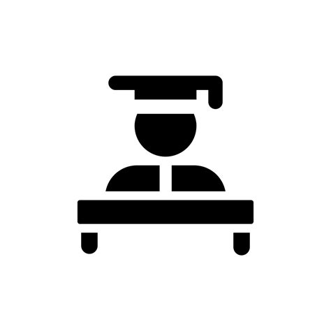 Graduation Ceremony Black Glyph Ui Icon Commencement And Valedictory Speech User Interface