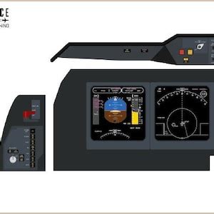 Mcdonnell Douglas MD11 Cockpit Familiarization Poster Full Scale 3 ...