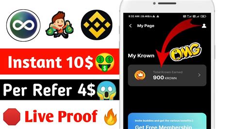 Instant New Crypto Loot Konnect Withdraw Proof Per Refer