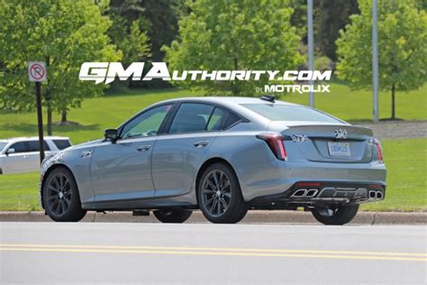 Refreshed Cadillac Ct V Spied Again This Time In Silver