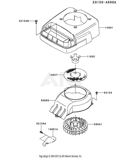 Kawasaki Fj V Am Stroke Engine Fj V Parts Diagram For Cooling