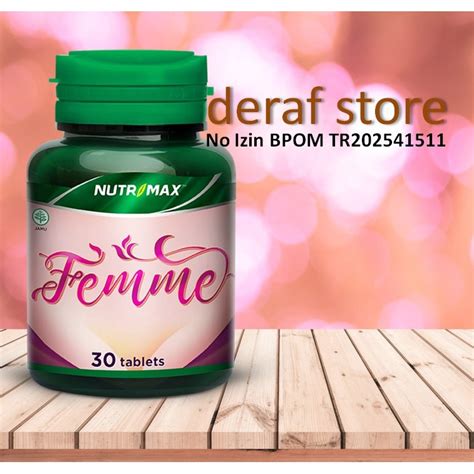 Jual NUTRIMAX FEMME ISI 30 TABLET Shopee Indonesia