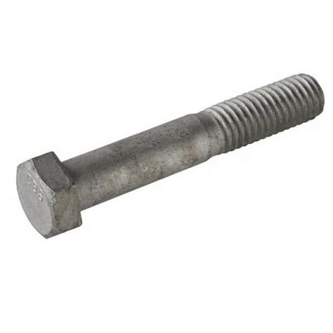 Mild Steel Hexagonal Half Threaded Bolt For Hardware Fitting At Rs 80