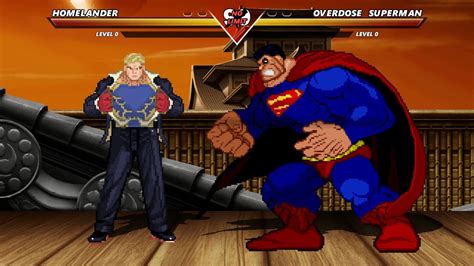 HOMELANDER Vs OVERDOSE SUPERMAN Highest Level Awesome Fight YouTube