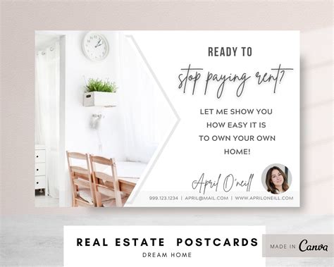 Real Estate Postcards Realtor Postcard Real Estate Agent Intro