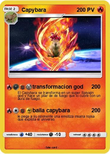 Pokémon Capybara 196 196 transformacion god Mi carta pokémon