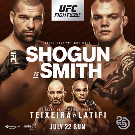 Anthony Smith Steps In To Face Shogun Rua In Hamburg Main Event UFC