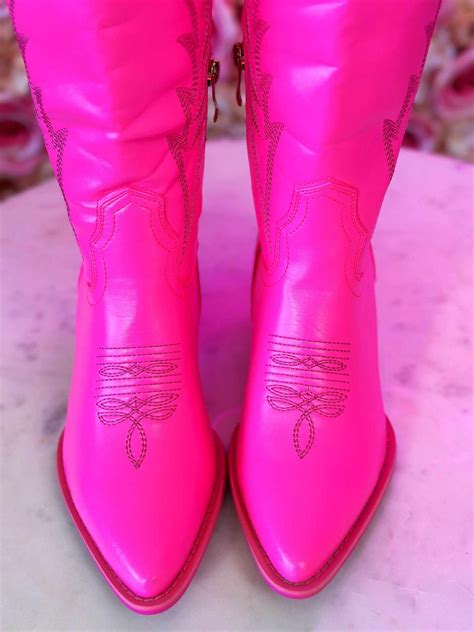 Pink Cowgirl Boots For Women