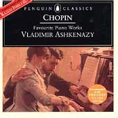 ヴラディーミルアシュケナージ Chopin Favourite Piano Works Ashkenazy