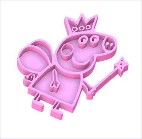 Archivo Stl Cortador De Galletas De Peppa Pigplan Para Descargar Y