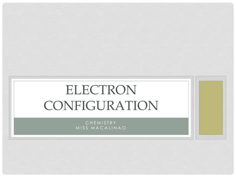 Electron configuration notation