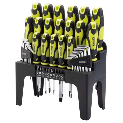 Draper 78619 44 Piece Screwdriver Set With Storage Stand And Allenhex