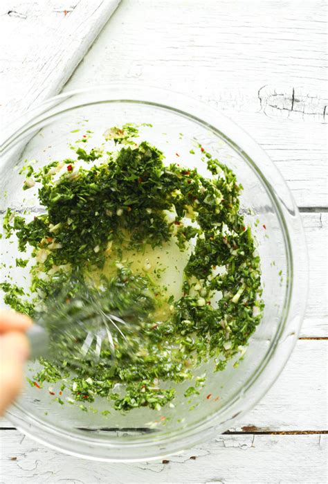 Portobello Steaks With Avocado Chimichurri Minimalist Baker