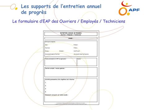 Ppt Lentretien Annuel De Progr S Guide Lusage Des Collaborateurs