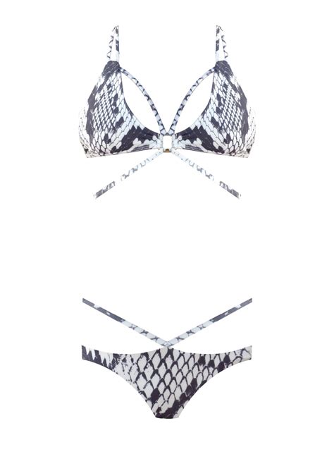 Lady Lux Viper Triangle Bikini