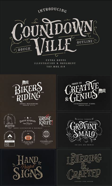 The Industrial Font Bundle — Pixel Surplus | Resources For Designers ...