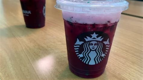 Starbucks Very Berry Hibiscus Drink Youtube