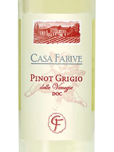 Cantine Vedova Casa Dei Farive Pinot Grigio Vivino US