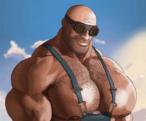 Heavy Like A Brinks Truck Heavy Like A Brinks Truck Buff Tf2 筋肉 イラスト 筋肉