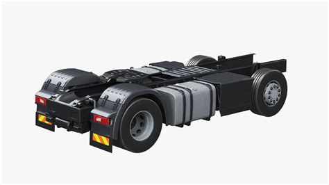 3D semi truck chassis model - TurboSquid 1646328