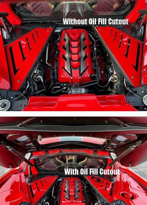 New From Rpi C Corvette Engine Bay Filler Panels W Or W O Oil Fill