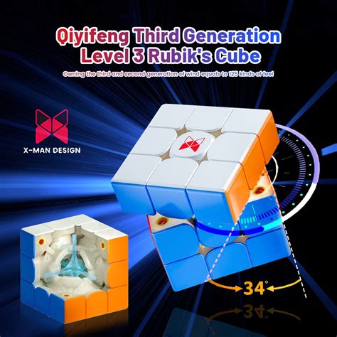 Qiyi Xman Tornado V X Magnetic Magic Cube Hand Speed Magnetic