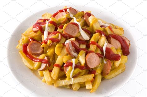 Salchipapa featuring salchipapa, sausage, and fries | Food Images ...