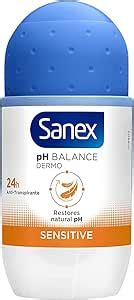 Sanex Womens Dermo Sensitive Deo Roll On For Sensitive Skin Ml