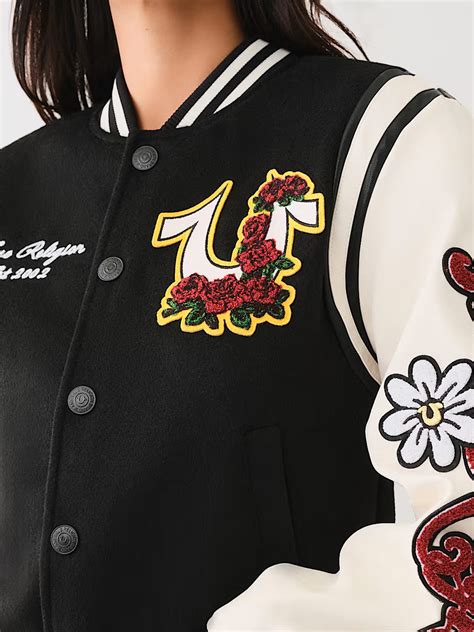 Embroidered Varsity Jacket True Religion Mexico