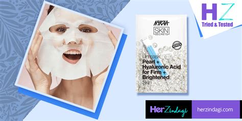 Hz Tried And Tested Nykaa Skin Secrets Pearl Hyaluronic Acid Sheet Mask