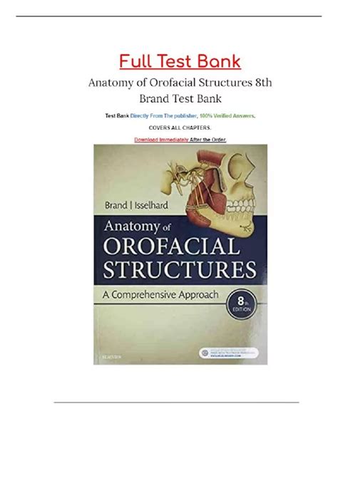 Anatomy Of Orofacial Structures A Comprehensive Approach Th Edition