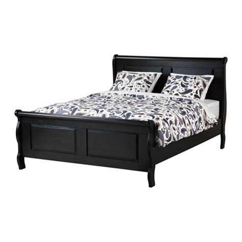 Ikea Hasselvika King Size Black Bed Frame Aptdeco