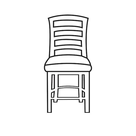 Premium Vector Office Chair Front And Back Vector Minimal Office