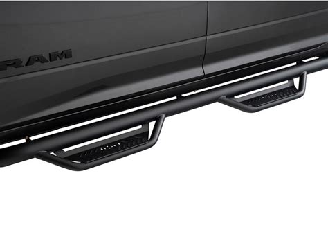 N Fab Textured Black Cab Length Podium Steps Realtruck