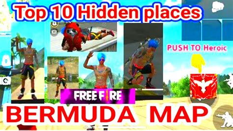 Top Hiding Place In Free Fire L Top Hiding L Top Hidden Places