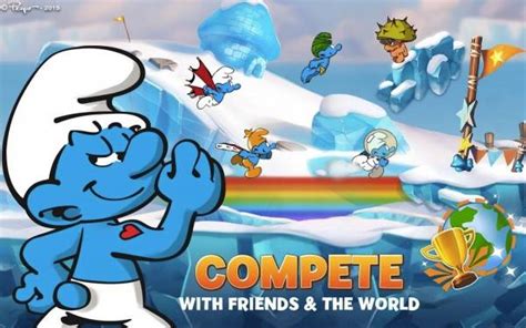 Run An Epic Adventure Away From The Enemy In Smurfs Epic Run