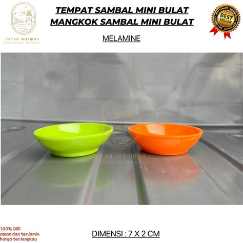 Jual New Tempat Sambal Mini Kotak Dan Bulat Wadah Sambal Saos Kecap