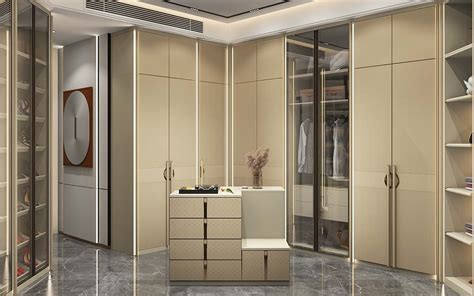 Luxury Walk In Closet With Island OBW23 PVC01 OPPOLIA